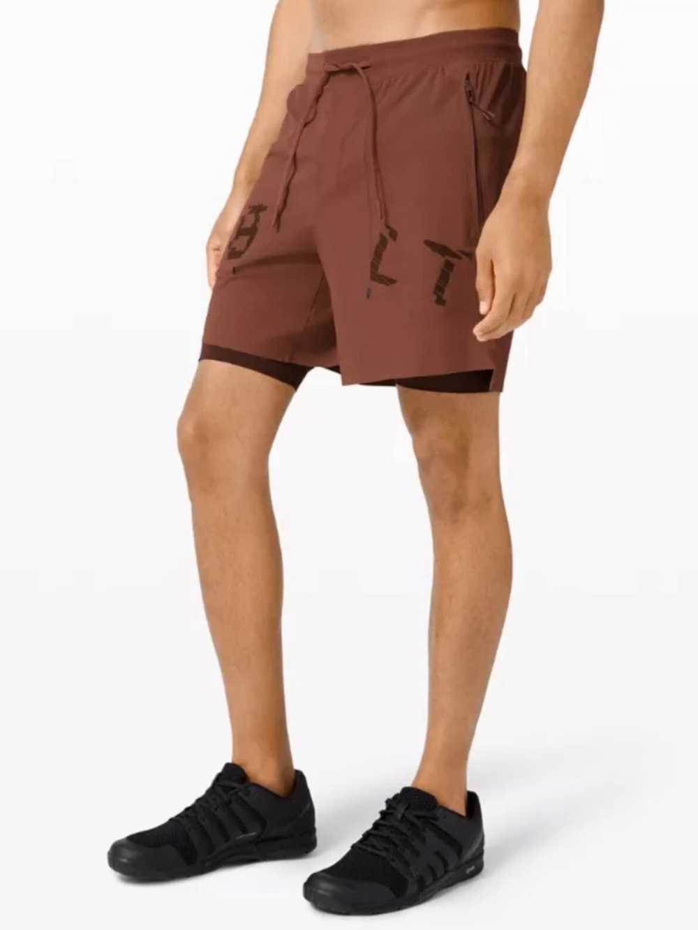 Lululemon men's License to Train *Elite short in Rust